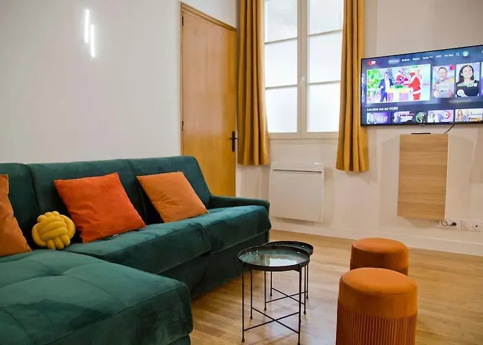 Gabrielle - Authentic Loft Saint-germain Luxembourg Courtyard Apartamento París