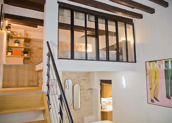 Gabrielle - Authentic Loft Saint-germain Luxembourg Courtyard アパート *