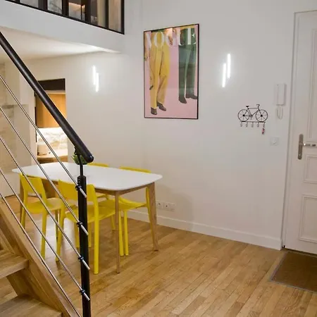Gabrielle - Authentic Loft Saint-germain Luxembourg Courtyard 아파트 *